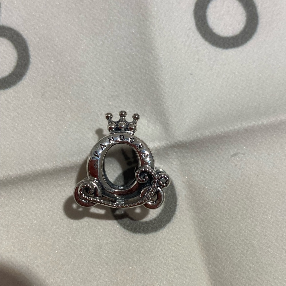 Pandora Silver Crown Charm - Picture 10 of 11